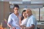 Sonu Sood and Sonal Chauhan during the ad shoot of Texmo Pipe Fittings in Mumbai on March 26, 2016